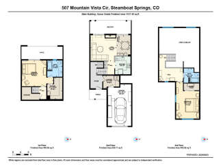 Discover this stunning 3-story home in Steamboat Springs, CO, offering 1437 sq ft of above-grade living space.