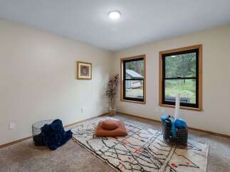 Discover tranquility in this serene room, perfect for meditation or yoga.