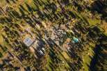 Experience luxury living with this stunning aerial view of a resort-style property.