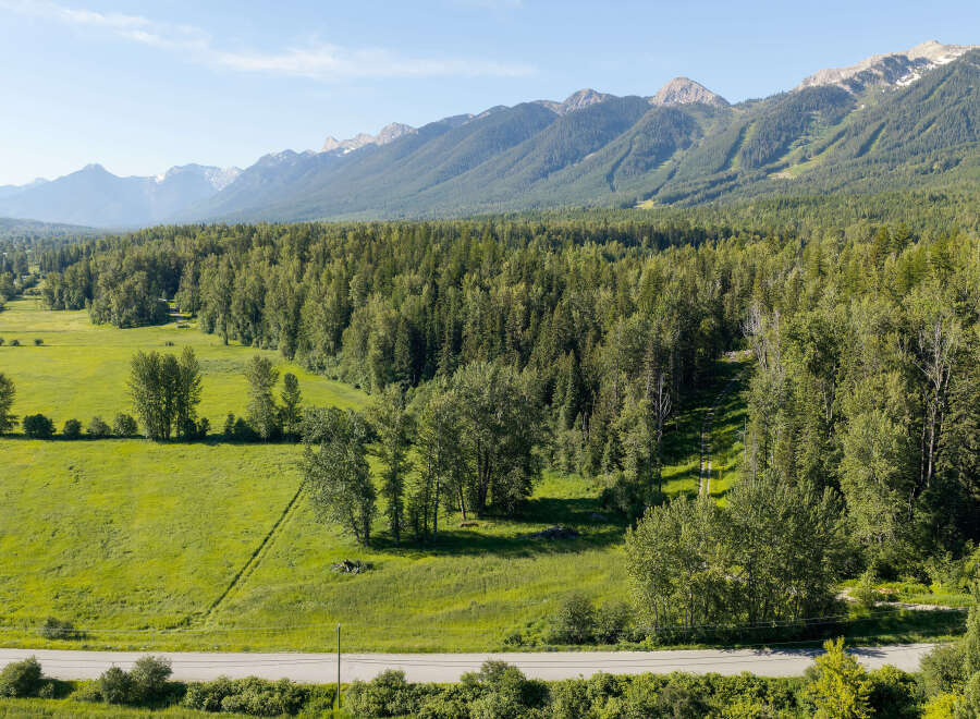 Discover this stunning property nestled amidst a lush forest with breathtaking mountain views.