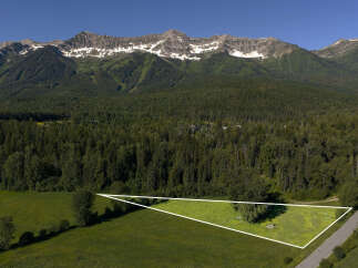 Discover this prime parcel of land offering breathtaking mountain views and a serene forested backdrop.