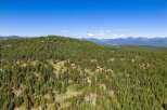 Discover serene mountain living with these charming cabins nestled amidst a dense evergreen forest.