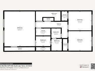 Discover this spacious floor plan featuring three bedrooms and two bathrooms, perfect for comfortable living.