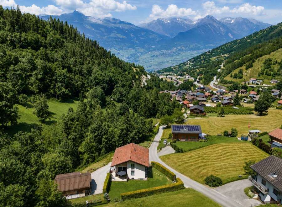 Nestled amidst the breathtaking Swiss Alps, this property offers unparalleled mountain views and a serene escape.