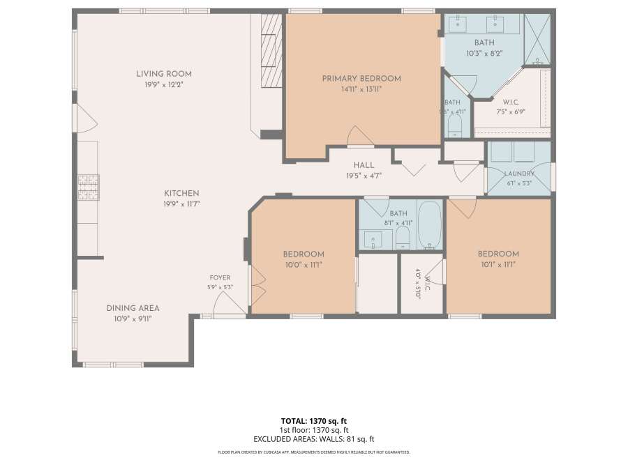 Discover this spacious 1370 sq.