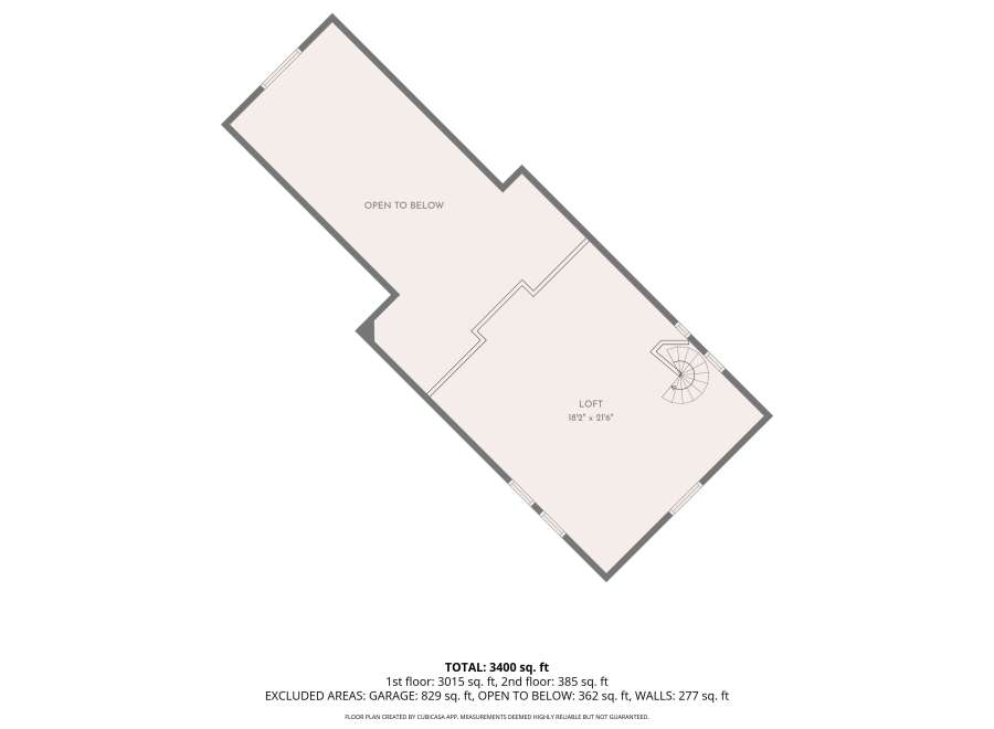 Discover this spacious loft area, measuring 18'2' x 21'6', offering an open-to-below view.