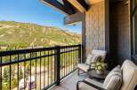 Enjoy breathtaking mountain views from this stunning balcony, perfect for morning coffee or evening relaxation.