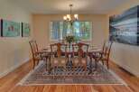 Experience elegant dining with this beautifully set table, perfect for hosting memorable gatherings.