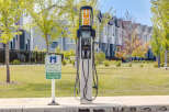 Discover modern living with convenient electric vehicle charging stations right outside your door.