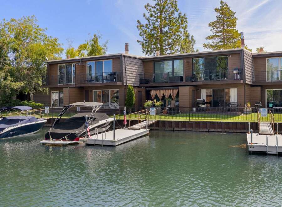 Experience waterfront living in this stunning property featuring private docks and direct access to the water.