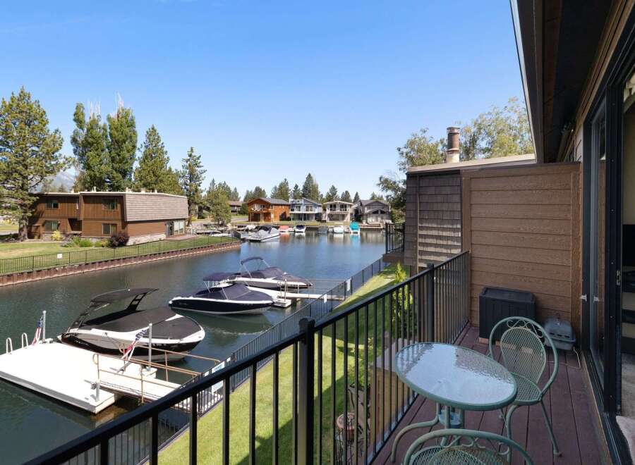 Enjoy waterfront living with this stunning property featuring a private dock and direct canal access.