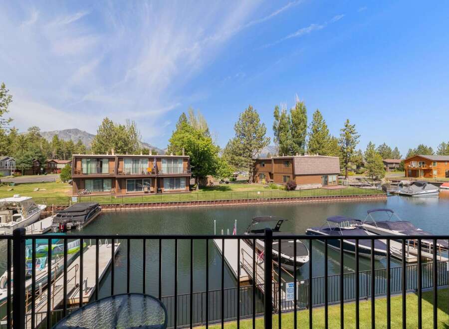 Enjoy waterfront living with this stunning property featuring private boat docks and direct access to the water.