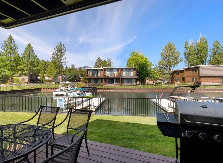 Enjoy waterfront living with this stunning property featuring a private dock perfect for your boat.