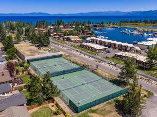 Experience resort-style living with these pristine tennis courts, perfect for residents of all skill levels.