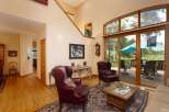 Experience the perfect blend of rustic charm and modern comfort in this inviting living space.