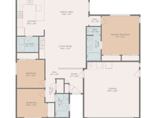 Discover this spacious 3-bedroom, 2-bathroom home featuring a large primary bedroom with an en-suite bath.