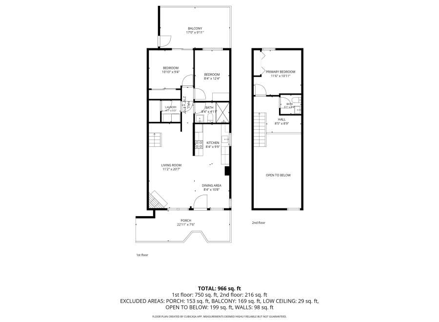 Discover this charming 2-bedroom, 2-bathroom home offering a total of 966 sq.
