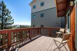 Enjoy breathtaking mountain views from this spacious deck, perfect for morning coffee or evening relaxation.