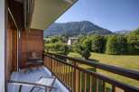 Enjoy breathtaking mountain views from this charming balcony, perfect for your morning coffee or evening relaxation.