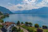 Experience breathtaking lake and mountain views from this stunning property, ideally situated near a historic castle.