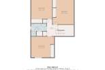 Discover this spacious floor plan featuring three generously sized bedrooms and a well-appointed bathroom.