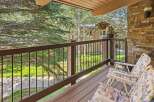 Enjoy the serene mountain views from this charming balcony, perfect for morning coffee or evening relaxation.