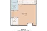 Discover this spacious floor plan featuring a large bedroom measuring 19'2' x 16'2', perfect for comfortable living.