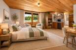 Experience rustic charm and modern convenience in this beautifully appointed studio.