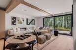 Experience modern living with this spacious sectional sofa, perfect for relaxing or entertaining.