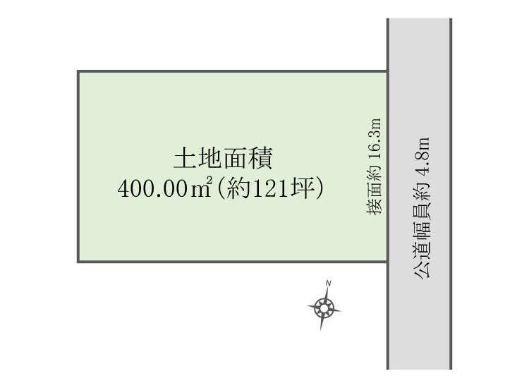 Discover this spacious land parcel of 400.