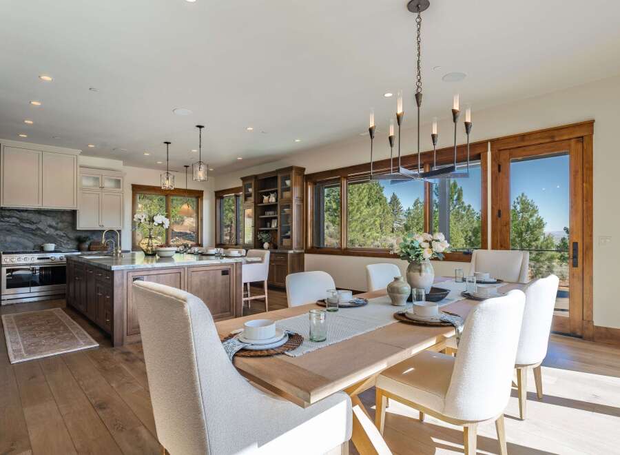 Experience open-concept living in this stunning kitchen and dining area, perfect for entertaining.