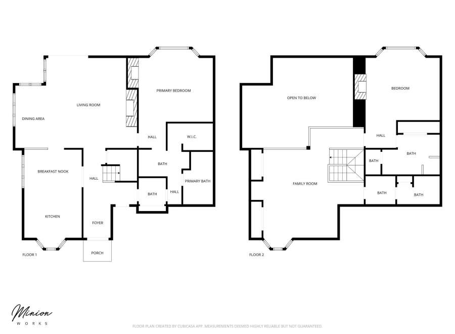 Explore this spacious floor plan featuring a welcoming living room and dining area, perfect for entertaining.