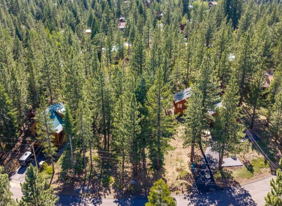 Nestled amidst a lush forest, this property offers a serene retreat with multiple charming cabins.