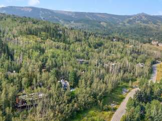 Nestled amidst a lush forest, this property offers a serene mountain retreat with stunning natural beauty.
