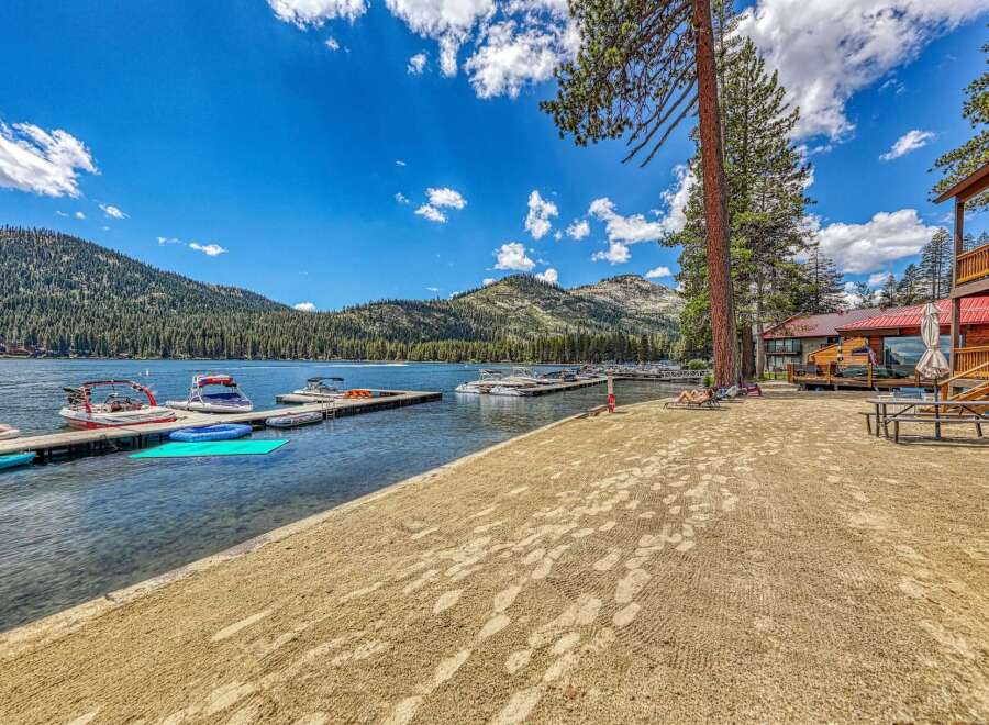Experience lakeside living at its finest with this stunning property featuring a private dock and direct water access.