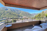 Experience breathtaking mountain views from this stunning balcony, perfect for enjoying your morning coffee or evening relaxation.
