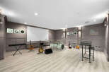 Transform this space into your ultimate entertainment hub, perfect for jam sessions or hosting memorable parties.