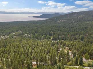 Discover your dream home nestled amidst a lush pine forest with stunning lake views.