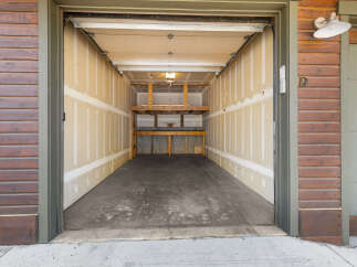Discover this spacious garage with ample storage potential.