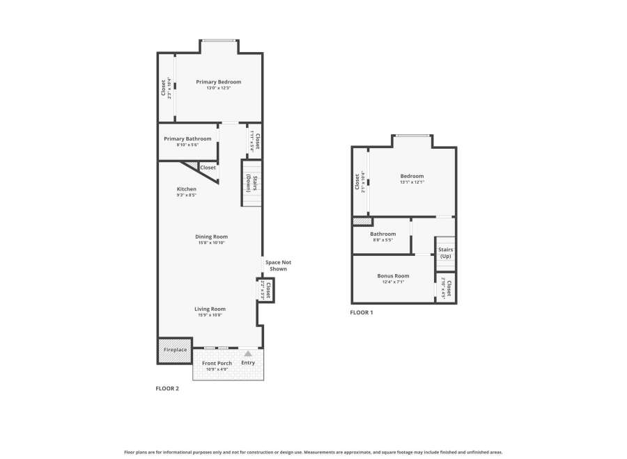 Discover this charming home featuring a spacious primary bedroom and a well-appointed kitchen on the second floor.