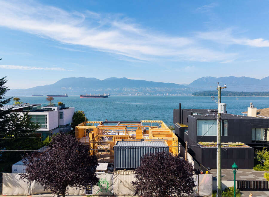 Experience modern living with this stunning waterfront property, currently under construction and offering breathtaking ocean views.