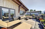 Enjoy stunning mountain views from this expansive rooftop patio, perfect for entertaining.