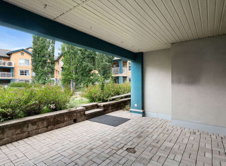 Enjoy outdoor living on this spacious patio, perfect for relaxing or entertaining.