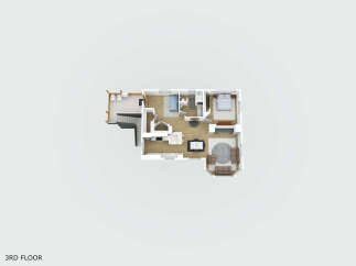 Discover this stunning 3rd-floor apartment featuring a modern open-concept living space perfect for entertaining.