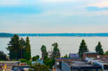 Experience breathtaking water views from this prime real estate location, offering a serene backdrop to urban living.