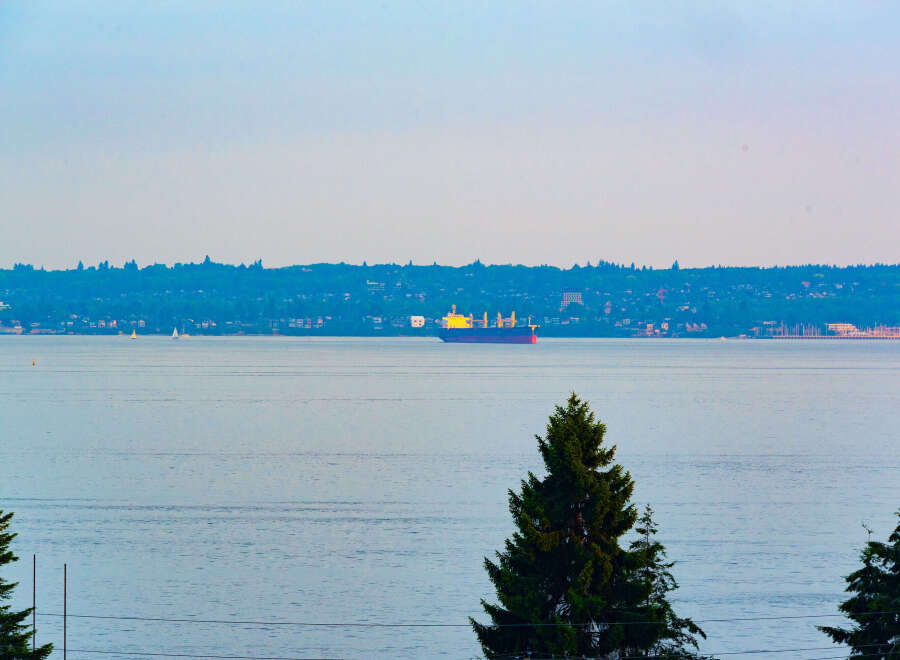 Experience breathtaking waterfront living with this stunning property offering panoramic views of the serene bay.