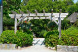 Discover this charming property featuring a beautiful wooden pergola entrance, perfect for creating a welcoming atmosphere.