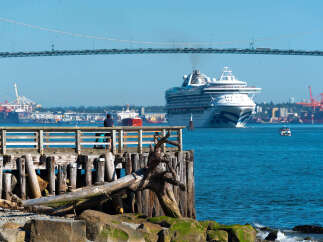 Experience coastal living with stunning waterfront views and a vibrant harbor scene.