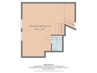 Discover this spacious primary bedroom, measuring an impressive 18'3' by 18'5', offering ample room for relaxation and personalization.
