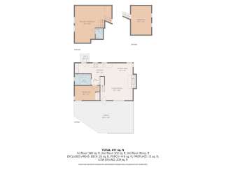 Discover this multi-level home featuring a spacious primary bedroom on the second floor and an additional bedroom on the third floor.